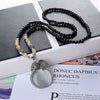 Wholesale Women's Alloy Necklace With Goldplated Artificial Gemstones And Semiprecious Stones Drop Shape Pendant For Autumn And Winter Electroplated Design