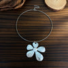 Wholesale Women's Alloy Pearl Necklace With Heart Shape And Electroplating Design