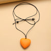 Wholesale Women's Alloy Pearl Necklace With Heart Shape And Electroplating Design