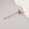 Wholesale Women's Alloy Rhinestone Christmas Tree Hairpin Jewelry Electroplated Exquisite Cute Simple Style