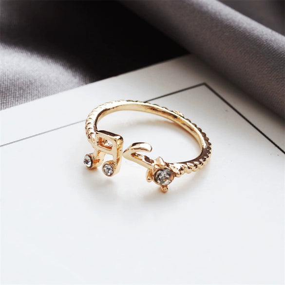 Wholesale Women's Alloy Rhinestone Geometric Ring