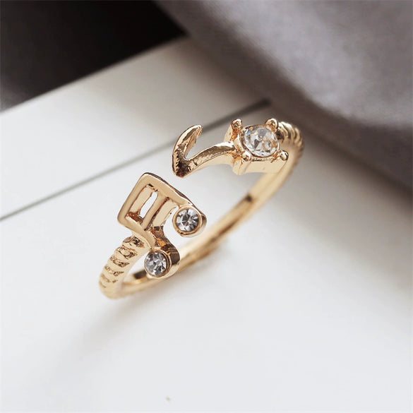 Wholesale Women's Alloy Rhinestone Geometric Ring