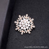 Wholesale Women's Alloy Rhinestone Retro Flower Brooch Jewelry Accessories With Electroplating