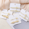 Wholesale Women's Alloy Side Clip With Electroplating Craft And Plants Flowers Style