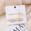 Wholesale Women's Alloy Side Clip With Electroplating Craft And Plants Flowers Style