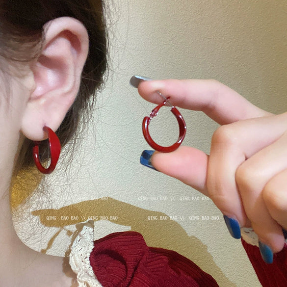 Wholesale Women's Alloy 925 Silver Electroplated Geometric Heart Shape Earrings