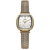 Wholesale Women's Alloy Super Fiber Strap Square Dial Quartz Watch In Retro Style