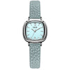 Wholesale Women's Alloy Super Fiber Strap Square Dial Quartz Watch In Retro Style