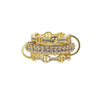 Wholesale Women's And Couple Style Hip Hop Multipiece Overlapping Zircon Ring Set With Diamonds Made Of Copper
