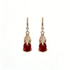 Wholesale Women's Animal Zodiac Diamond Inlaid Copper Earrings Trendy Jewelry