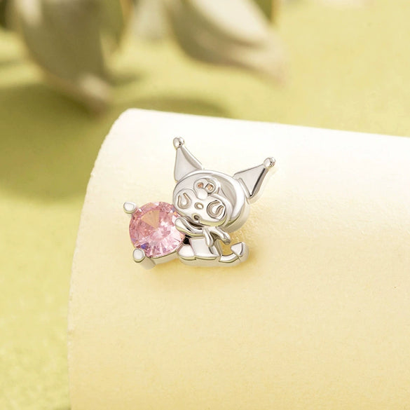 Wholesale Women's Animal Zodiac Style Titanium Steel Electroplated Screw Ear Nails