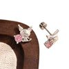 Wholesale Women's Animal Zodiac Style Titanium Steel Electroplated Screw Ear Nails