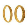 Wholesale Women's Antique Geometric Elastic 316L Stainless Steel Goldplated Bracelet Jewelry
