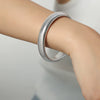 Wholesale Women's Antique Geometric Elastic 316L Stainless Steel Goldplated Bracelet Jewelry