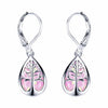 Wholesale Women's Antique Natural Style Copper Dropshaped Geometric Earrings With Electroplating