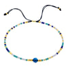 Wholesale Women's Aquamarine Handwoven Beaded Bracelet Jewelry