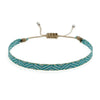 Wholesale Women's Aquamarine Handwoven Beaded Bracelet Jewelry