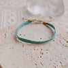 Wholesale Women's Aquamarine Handwoven Beaded Bracelet Jewelry
