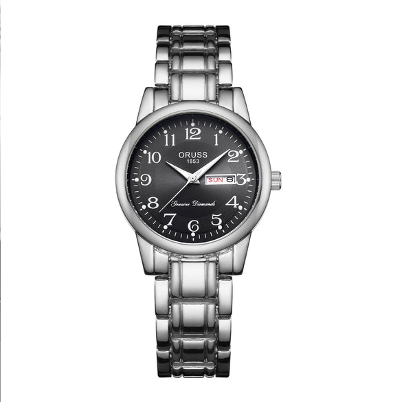 Wholesale Women's Automatic Quartz Watch Alloy Stainless Steel Round Waterproof Luminous