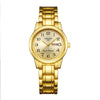 Wholesale Women's Automatic Quartz Watch Alloy Stainless Steel Round Waterproof Luminous