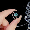 Wholesale Women's Bamboo Design 925 Silver Ring Set With Diamonds Geometric Style