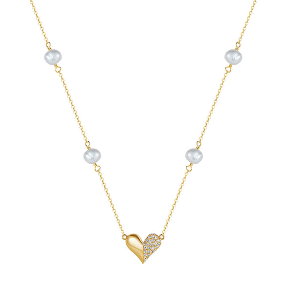 Wholesale Women's Baroque Freshwater Pearl Accessories In 925 Sterling Silver With Geometric Pattern And Electroplating