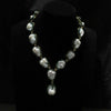 Wholesale Women's Baroque Freshwater Pearl Necklace With Gold Plated Pendant And Regular Chain Electroplating Style