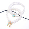 Wholesale Women's Baroque Handmade Imitation Pearl Round Bracelet