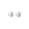 Wholesale Women's Baroque Style 925 Silver Freshwater Pearl Earrings With Special Shape
