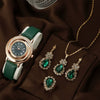 Wholesale Women's Belt Quartz Watch Alloy Case Pu Strap Stainless Steel Buckle Round Dial