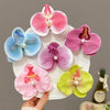 Wholesale Women's Bohemian Style Cloth Handmade Phalaenopsis Flower Duckbill Clip Hair Accessories