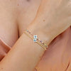 Wholesale Women's Bohemian Style Natural Shell And Glass Glaze Handwoven Geometric Beaded Bracelet