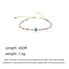 Wholesale Women's Bohemian Style Natural Shell And Glass Glaze Handwoven Geometric Beaded Bracelet