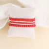 Wholesale Women's Bohemian Style Rice Bead Bracelet Set With Heart Pattern