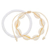 Wholesale Women's Bohemian Style Soft Pottery Geometric Anklets