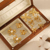 Wholesale Women's Bow Tie Pattern Stainless Steel Earrings With Pvd Furnace Vacuum Real Gold Plating