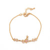 Wholesale Women's Bow Zircon Bracelet Copper Plastic Set With Diamonds
