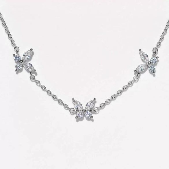 Wholesale Women's Bow Zircon Bracelet Copper Plastic Set With Diamonds