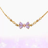 Wholesale Women's Bow Zircon Bracelet Copper Plastic Set With Diamonds