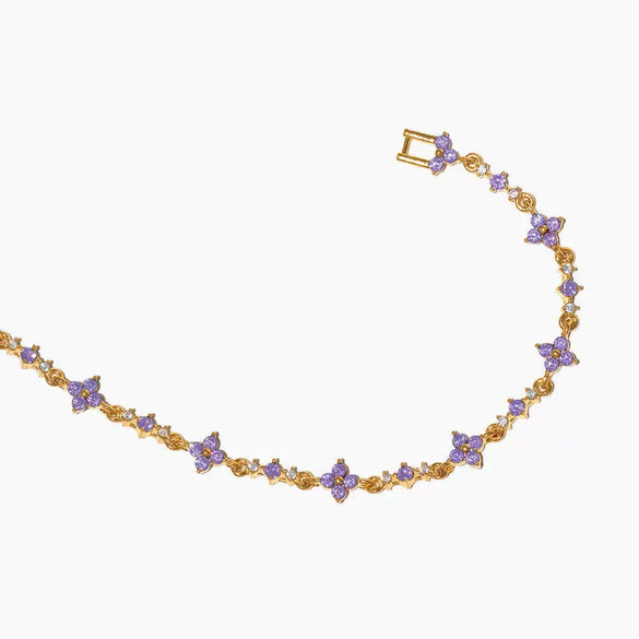Wholesale Women's Bow Zircon Bracelet Copper Plastic Set With Diamonds