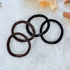Wholesale Women's Braided Hair Band Handmade High Elastic Head Rope With Leather Cover Mixed Materials