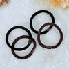 Wholesale Women's Braided Hair Band Handmade High Elastic Head Rope With Leather Cover Mixed Materials