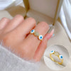 Wholesale Women's Brass Ring With The Crown Pattern Real Gold Electroplated Light Luxury Style