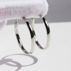 Wholesale Women's Brass 925 Silver Needle Geometric Exaggerated Electroplated Ring Earrings