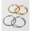 Wholesale Women's Brass 925 Silver Needle Geometric Exaggerated Electroplated Ring Earrings