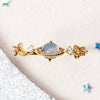 Wholesale Women's Brass Star Pattern Electroplated Planet Ring Fashion Jewelry