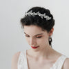 Wholesale Women's Bridal Headwear Pearl And Zinc Alloy Handmade Mori Style Flower And Leaf Hair Band With Diamond Light Luxury Accessories