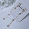 Wholesale Women's Butterfly Long Tassel Pearl Earrings Nearly Round Shape