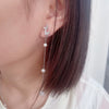 Wholesale Women's Butterfly Long Tassel Pearl Earrings Nearly Round Shape