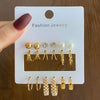 Wholesale Women's Cartoon Animal Style Alloy And Stainless Steel Geometric Carved Snake Shaped Butterfly Earrings Set